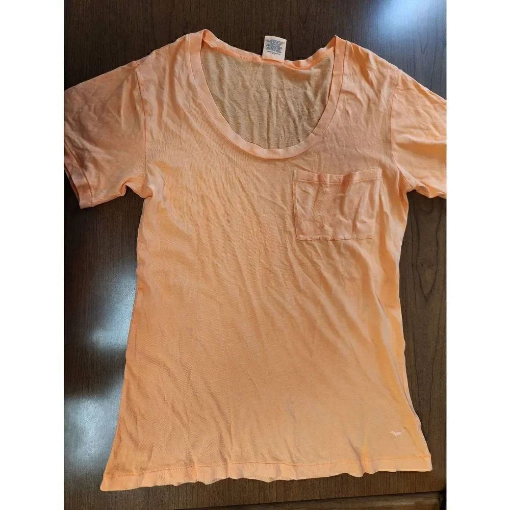 Pink XS orange short sleeved t-shirt